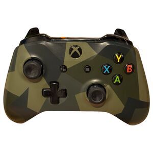 Microsoft Xbox One Wireless Camouflage Controller Model 1708 Camo Green Tested